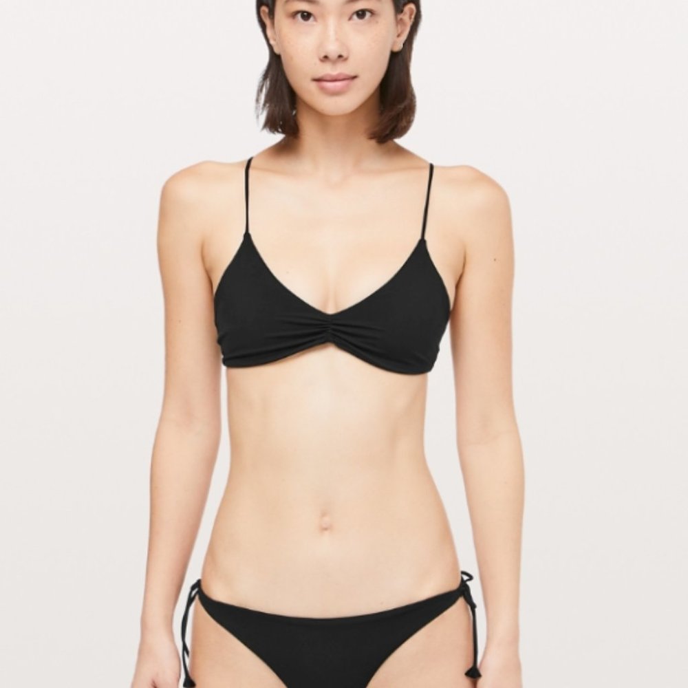 Lululemon Black Bikini Top